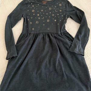 Cat & Jack Celestial Dress - Charcoal